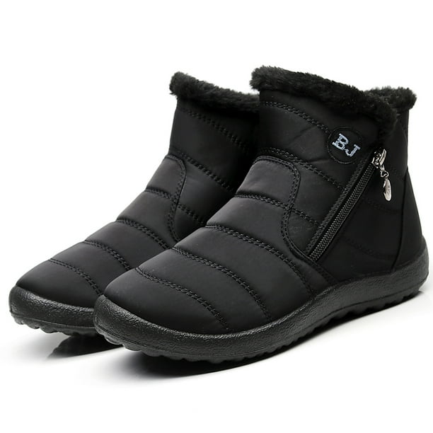 Womens Casual Snow Ankle Boots Warm Winter Fur Waterproof Sneakers Shoes Booties Womens Casual Snow Ankle Boots Warm Winter Fur Waterproof Sneakers Shoes Booties